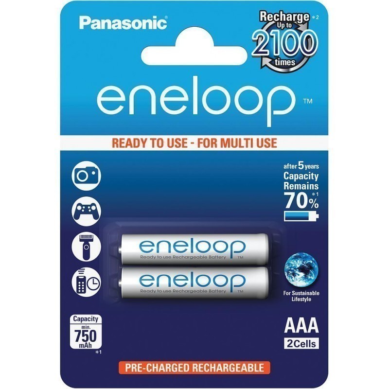 PANASONIC ENELOOP AKU AAA 750 mAh 2TK