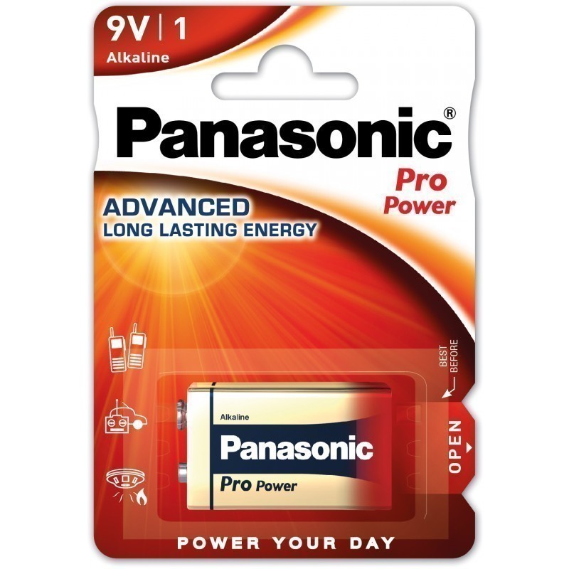 PANASONIC 9 V PATAREI  6LR61PPG/1B