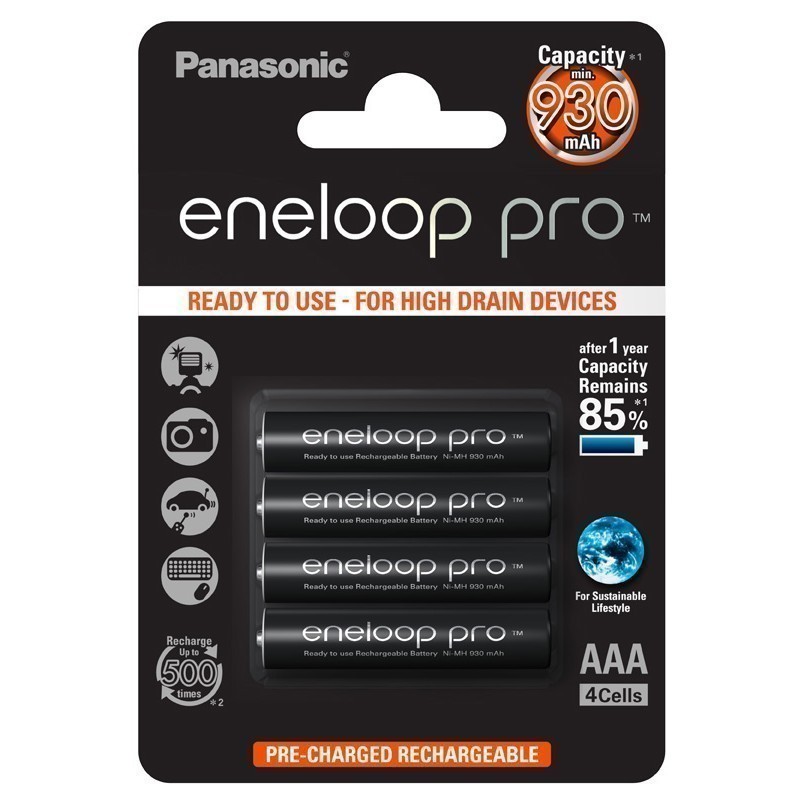 PANASONIC ENELOOP PRO AKU AAA 930 mAh 4 TK