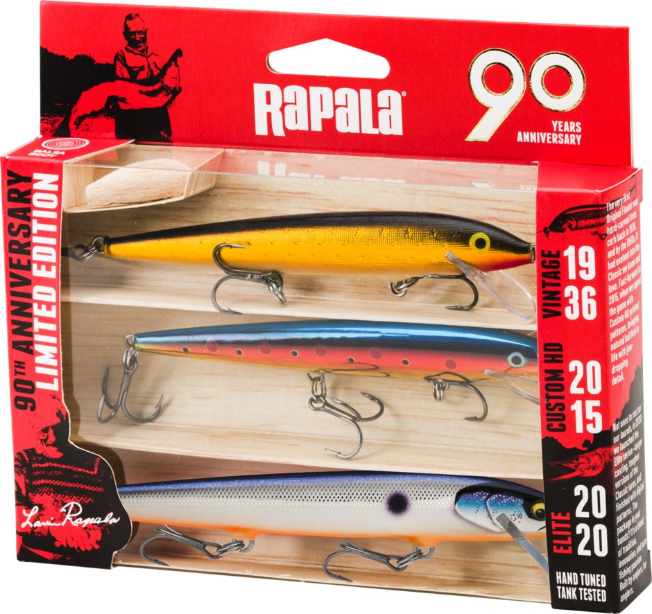 RAPALA 90 YEARS LURE KIT FLOATER BIG NATURISTIC