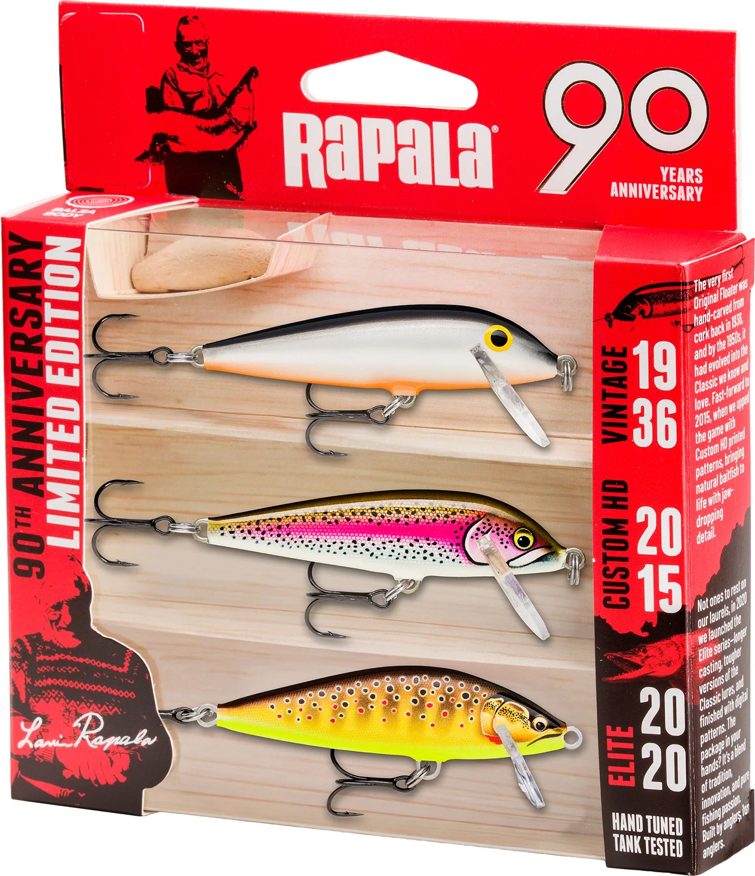 RAPALA 90 YEARS LURE KIT COUNTDOWN MID NORDIC