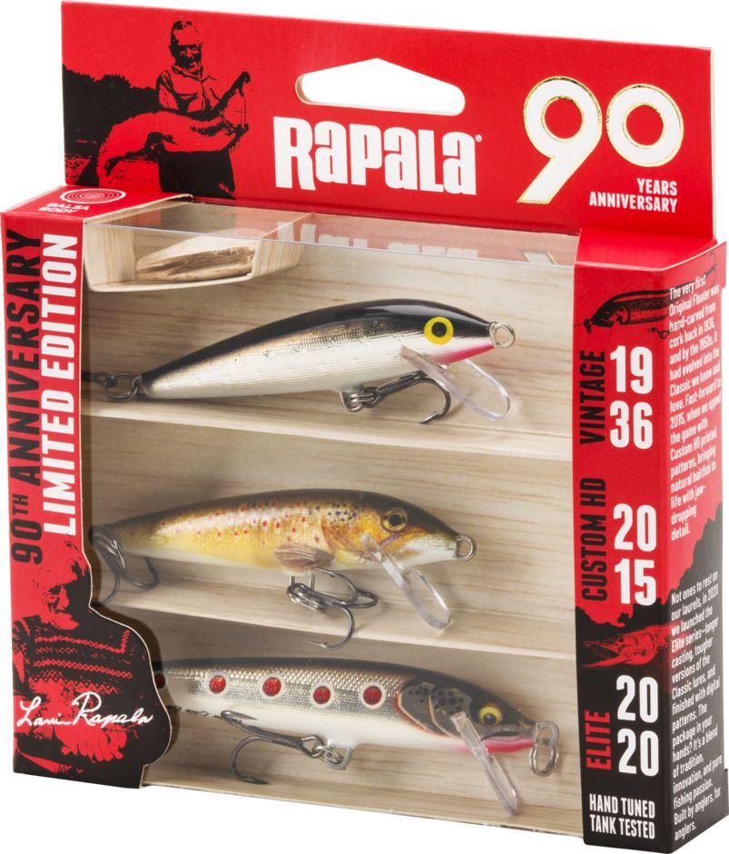 RAPALA 90 YEARS LURE KIT FLOATER SMALL NATURISTIC