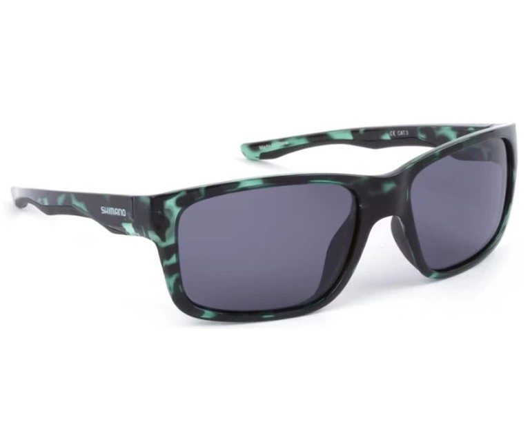 SHIMANO ASPIRE POLARISED SUNGLASSES GREEN&DARK GREY 