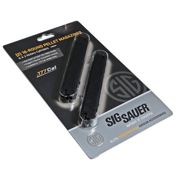 МАГАЗИН ДЛЯ ПНЕВМАТИЧЕСКОГО ПИСТОЛЕТА SIG SAUER P226 16 SHOTS 2 PACKS