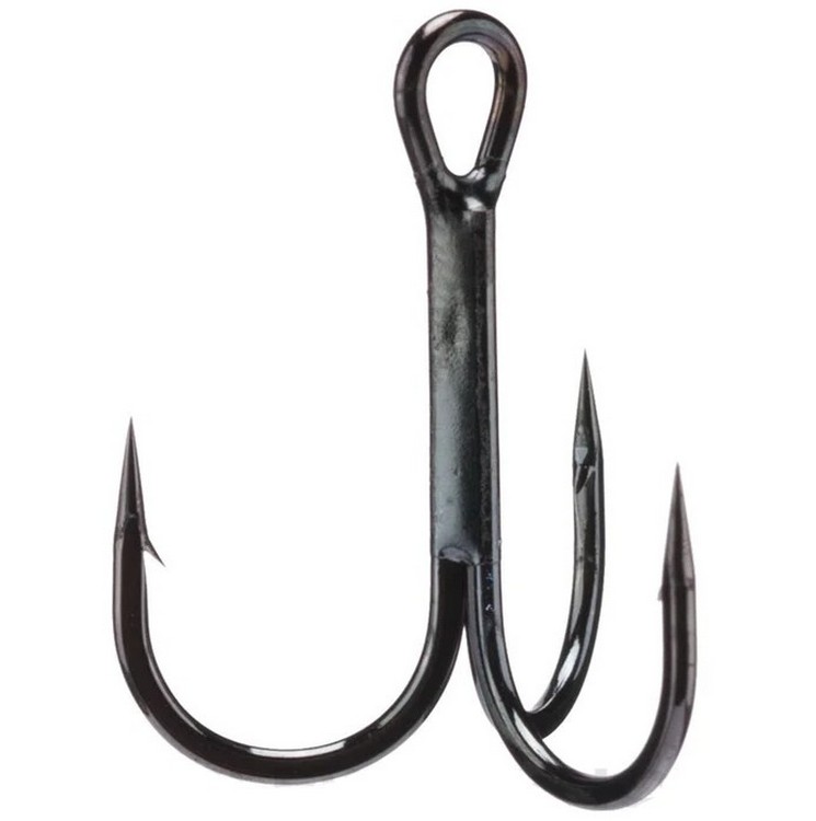 GAMAKATSU 13B TREBLE HOOK BLACK 10 PCS