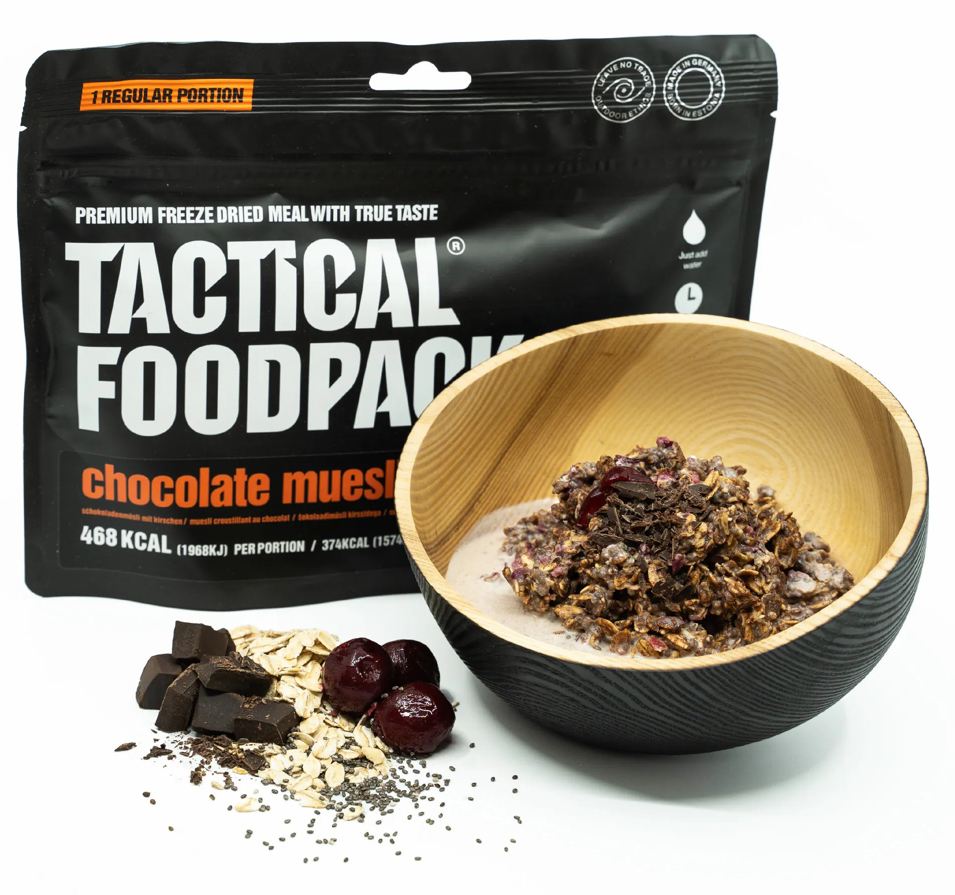 МЮСЛИ С ШОКОЛАДОМ И ВИШНЕЙ TACTICAL FOODPACK