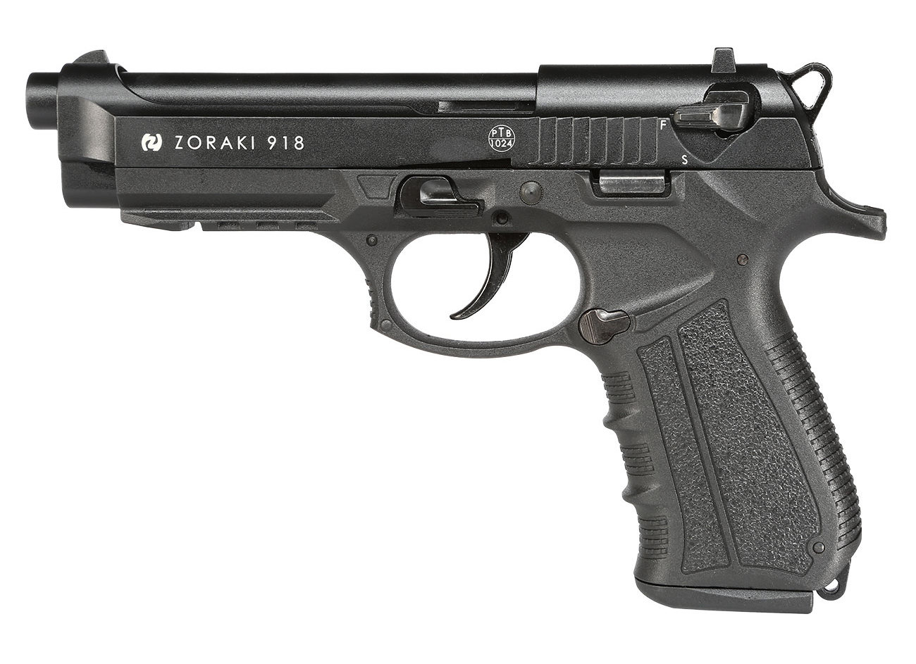 ZORAKI 918 BLANK FIRING PISTOL BLACK