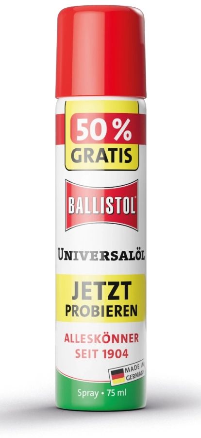 ОРУЖЕЙНОЕ МАСЛО BALLISTOL JETZT SPRAY 75 МЛ