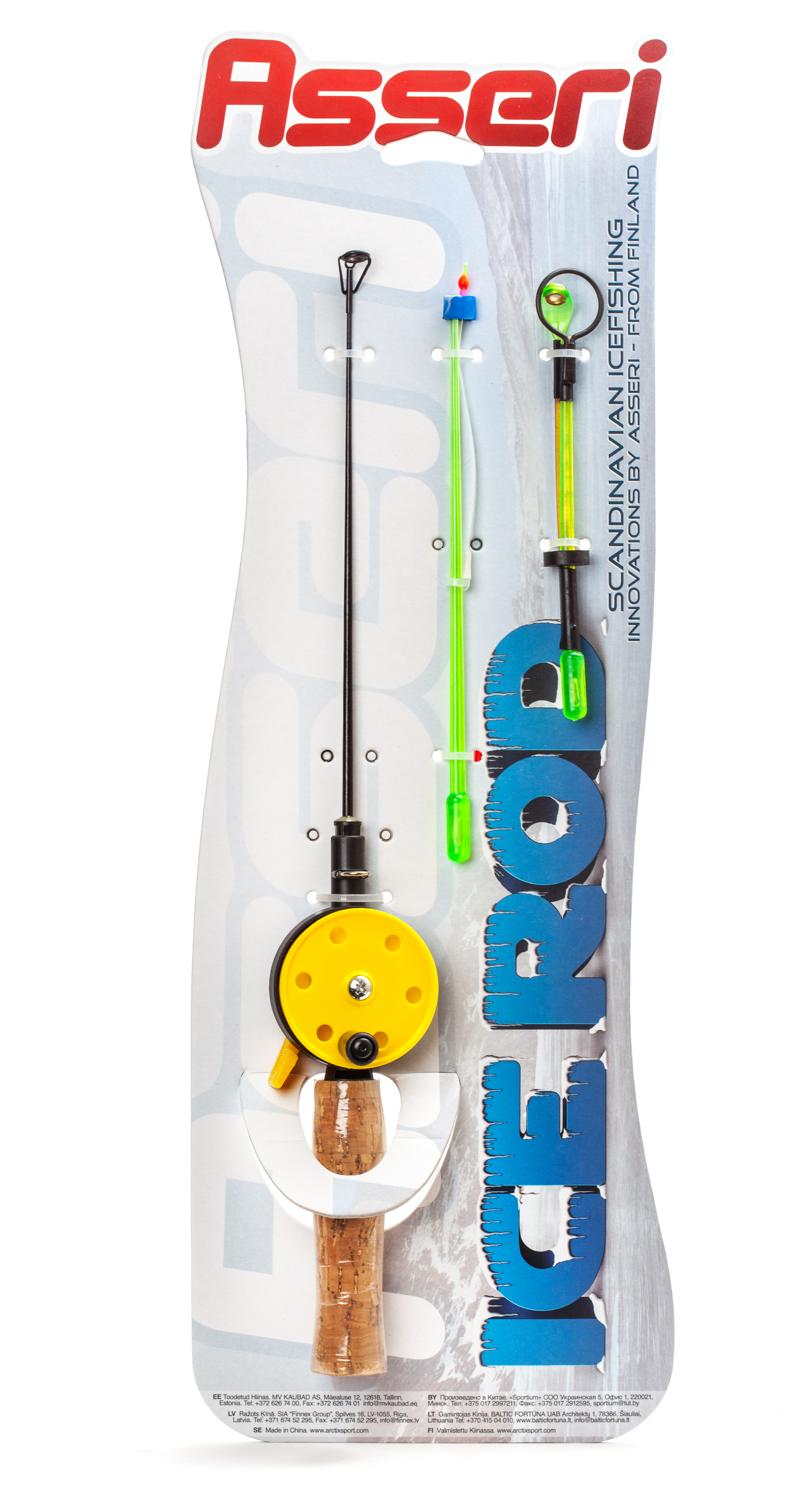ASSERI ICE ROD SET 50 MM TWO ADDITIONAL TIPS