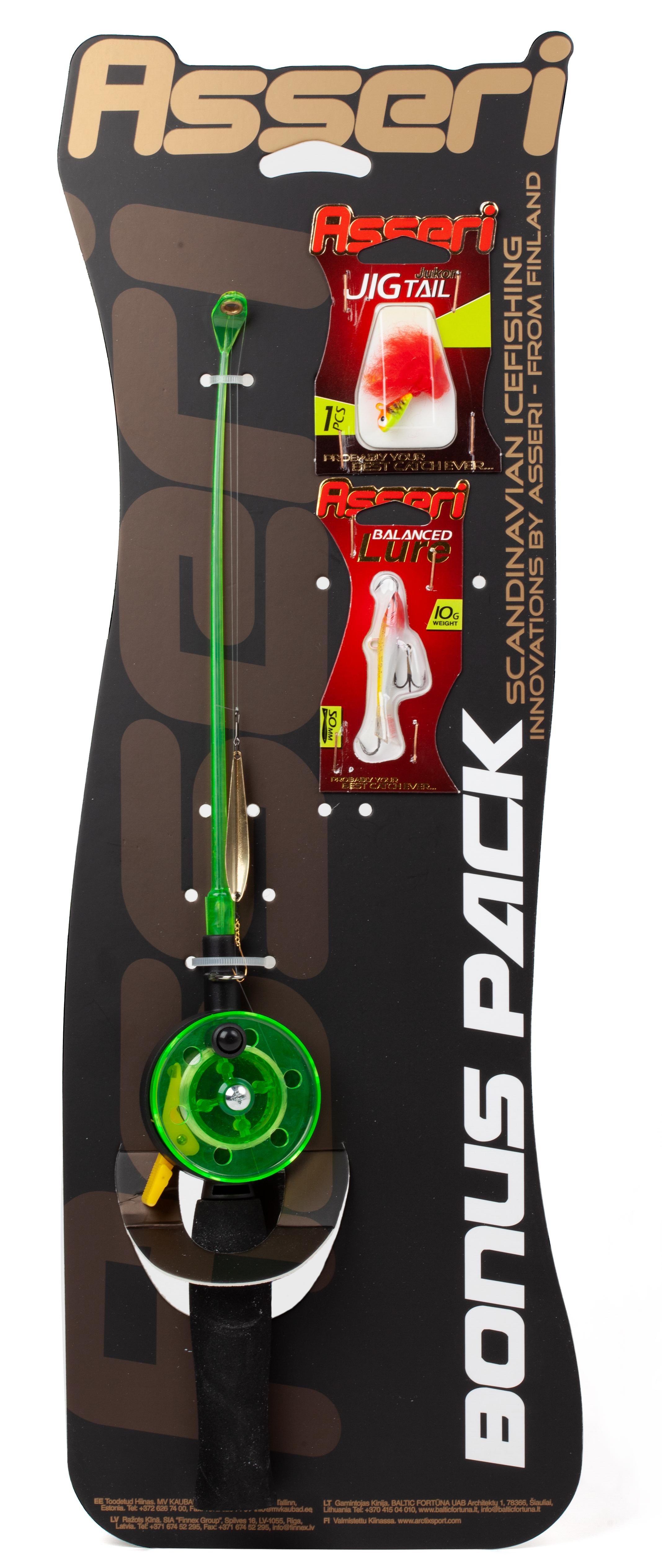 ICE ROD SET ASSERI ICE LURE/JUKON/BALANCED JIG