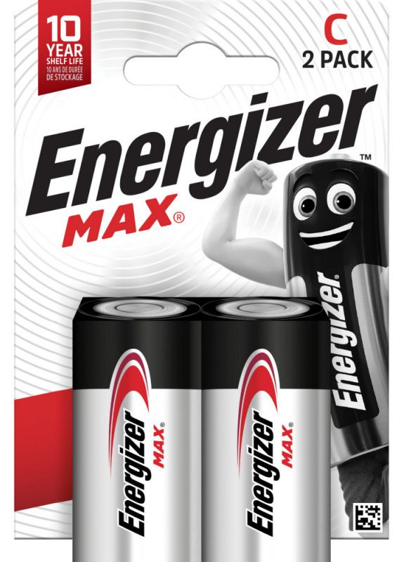 ENERGIZER MAX	ALKALINE C CHP2 1,5 V PATAREI