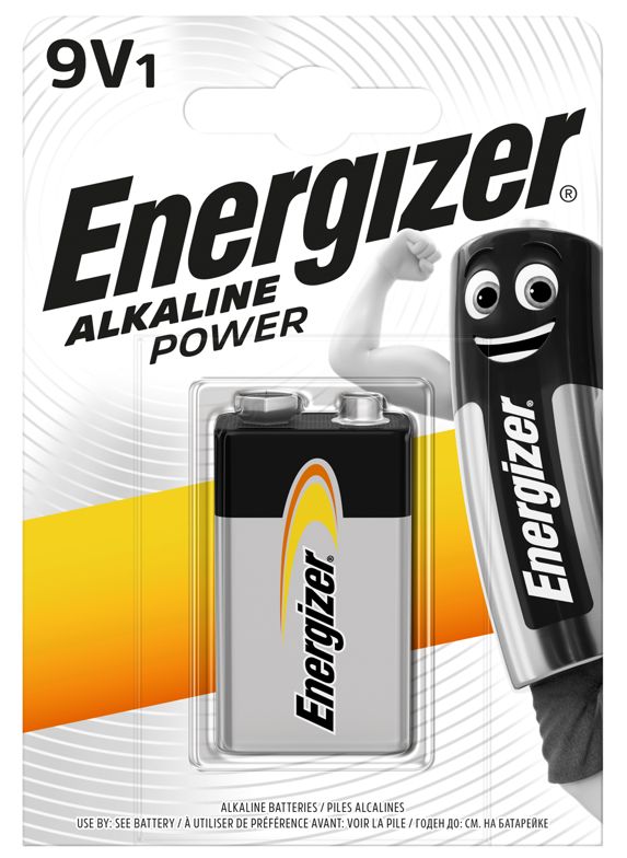 ENERGIZER AlKALINE POWER CHP1 9 V PATAREI