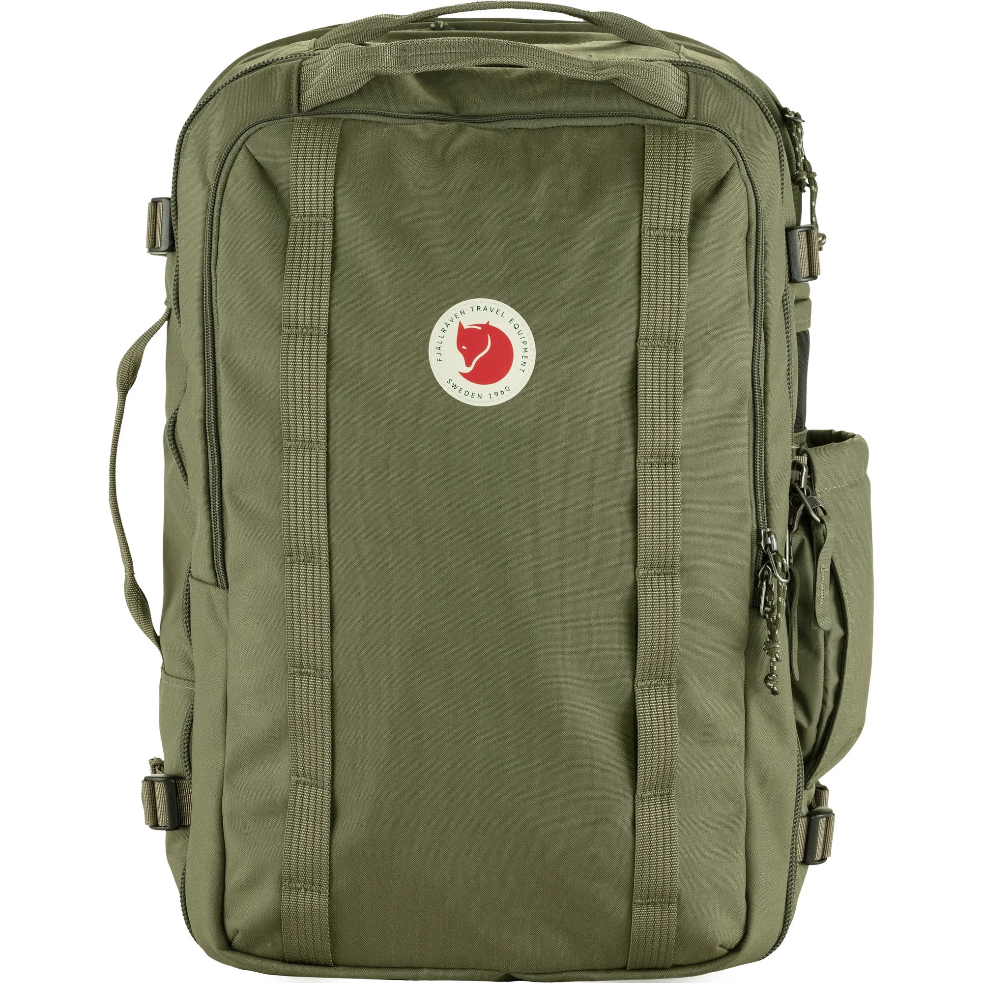 FJÄLLRÄVEN FÄRDEN CARRY-ON PACK TRAVEL BACKPACK 42L GREEN