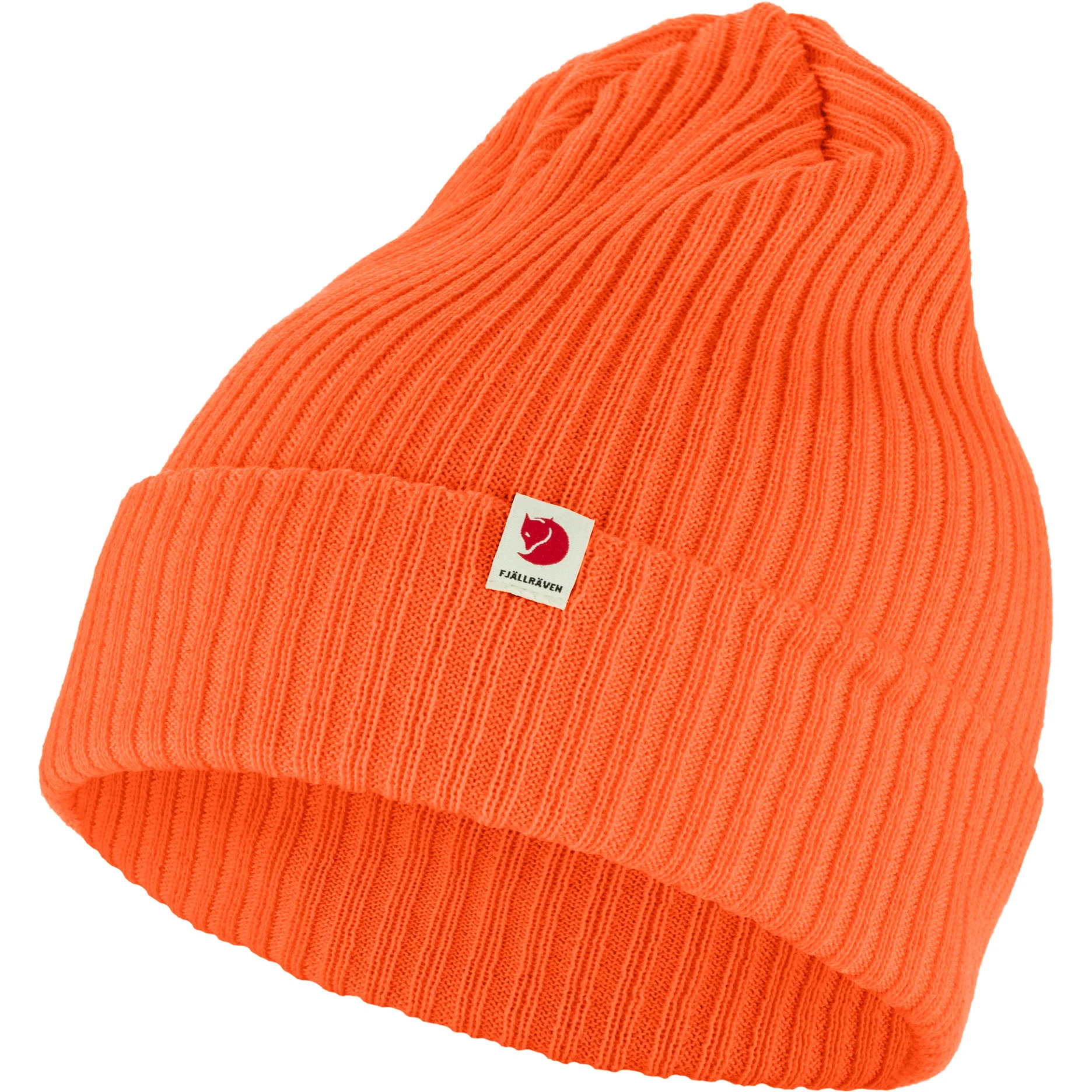 FJÄLLRÄVEN RIB HAT ВЯЗАНАЯ ШАПКА SAFETY ORANGE