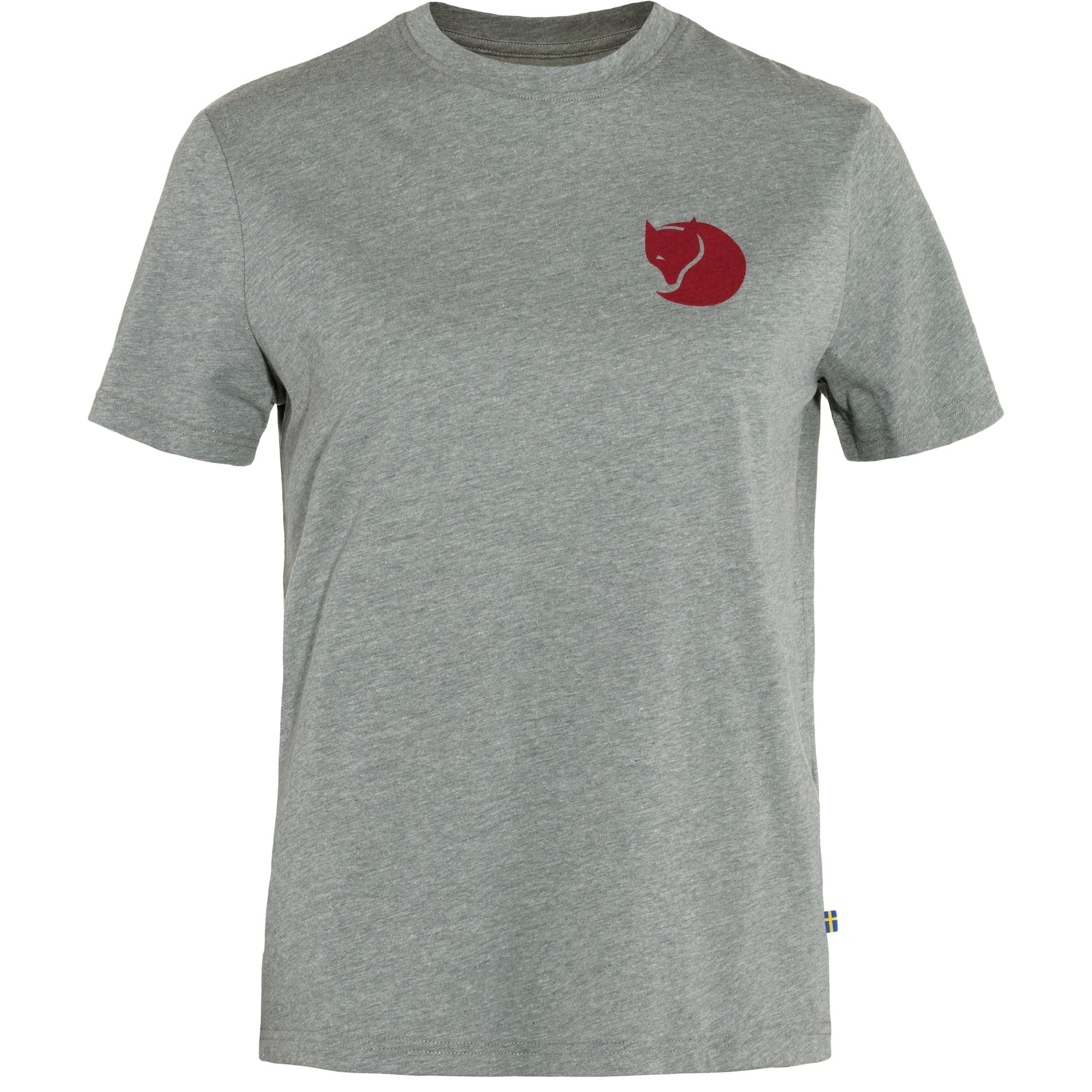 ФУТБОЛКА FJÄLLRÄVEN FOX BOXY LOGO TEE W GREY-MELANGE