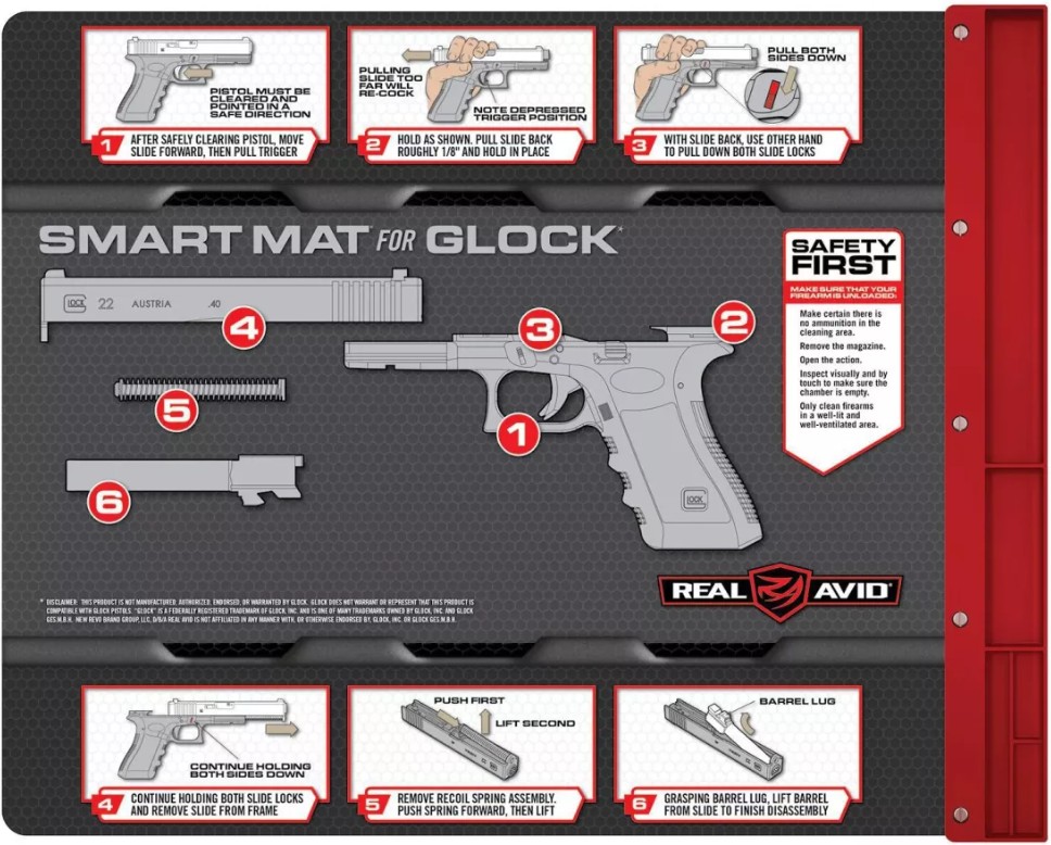 PUHASTUSMATT REAL AVID GLOCK SMART MAT
