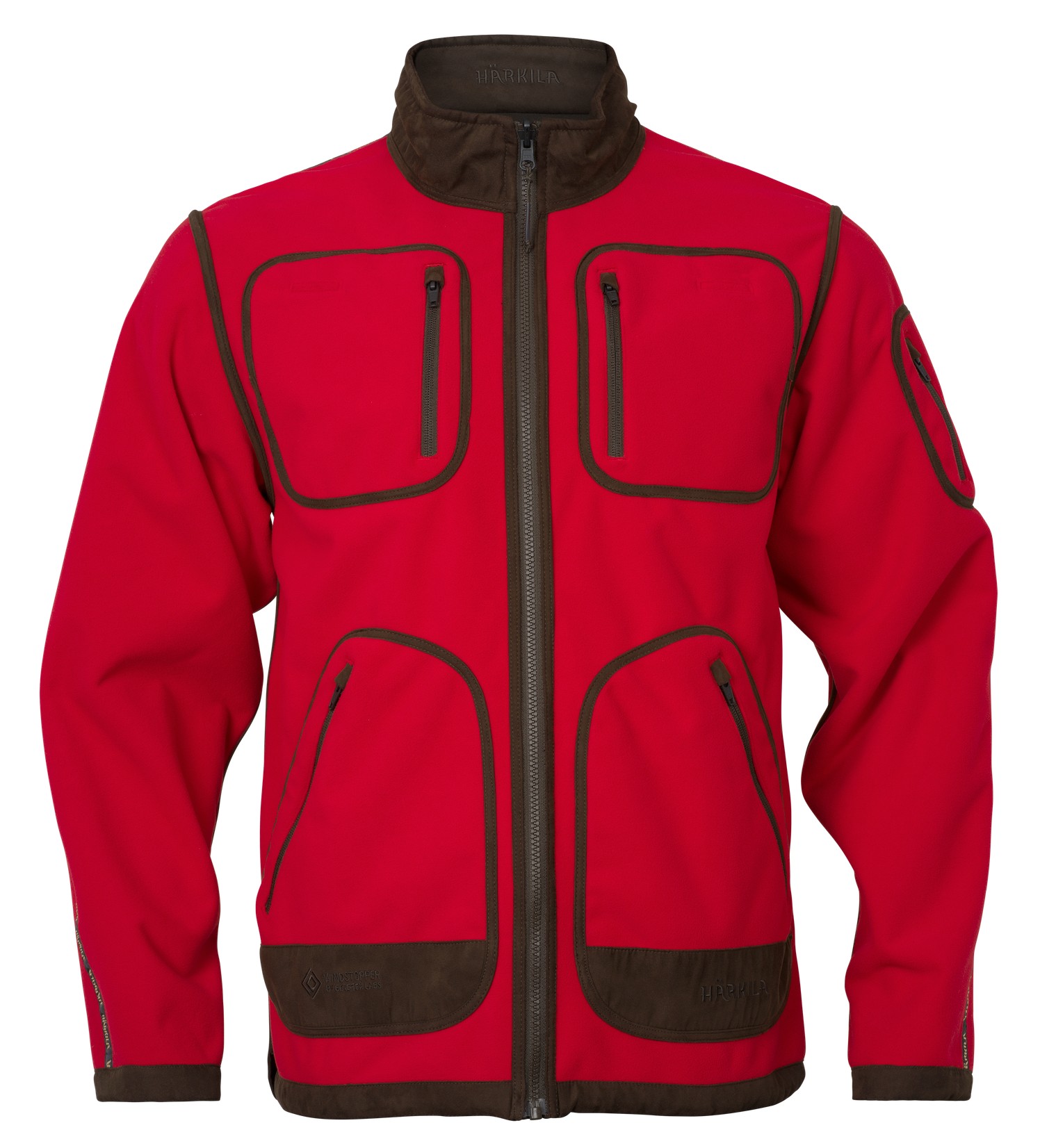HÄRKILA KAMKO ФЛИСОВАЯ КОФТА RED/BROWN