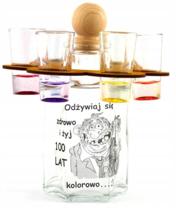 CARAFE + 6 SHOT GLASSES GIFT SET 0,7 L