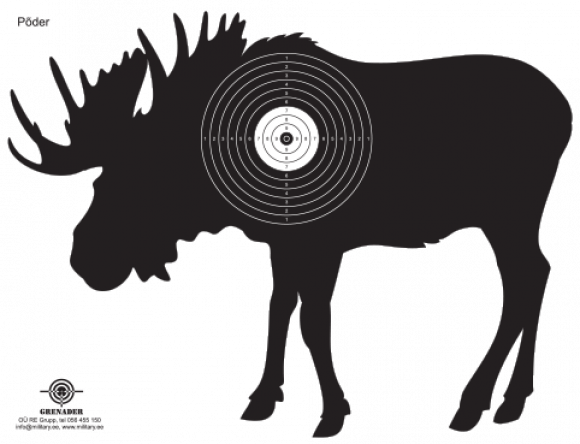 GRENADER ELK TARGET 12X17 CM 10 PCS