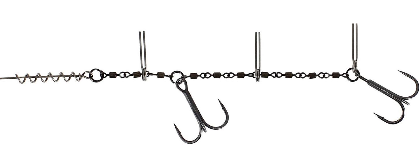 ПОВОДОК С ТРОЙНИКОМ WESTIN JOINTED STINGER DOUBLE 32 KG 10 CM