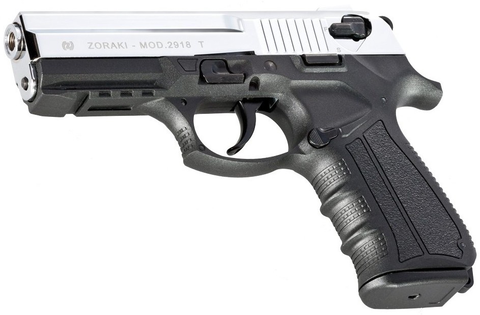 ZORAKI 2918 BLANK FIRING PISTOL CHROME